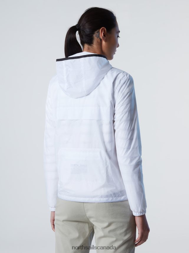 Women North Sails White KUDARAH JACKET Clothing 0028HP536