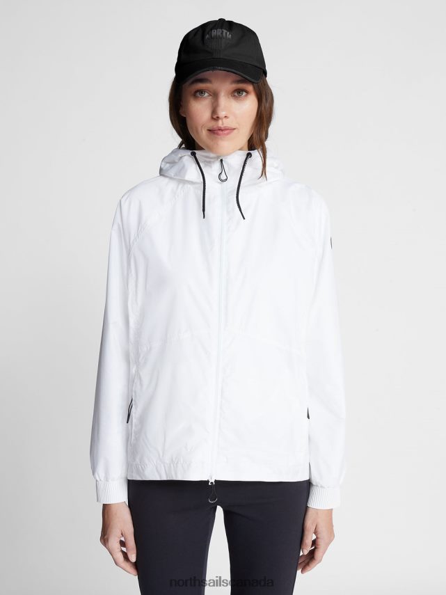 Women North Sails White MURUROA JACKET Clothing 0028HP1448