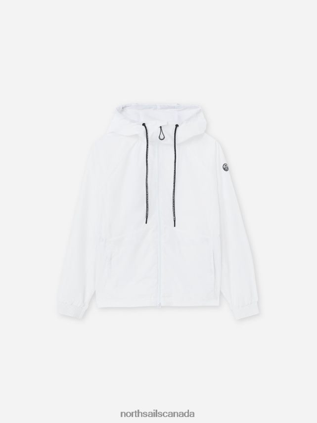 Women North Sails White MURUROA JACKET Clothing 0028HP1448