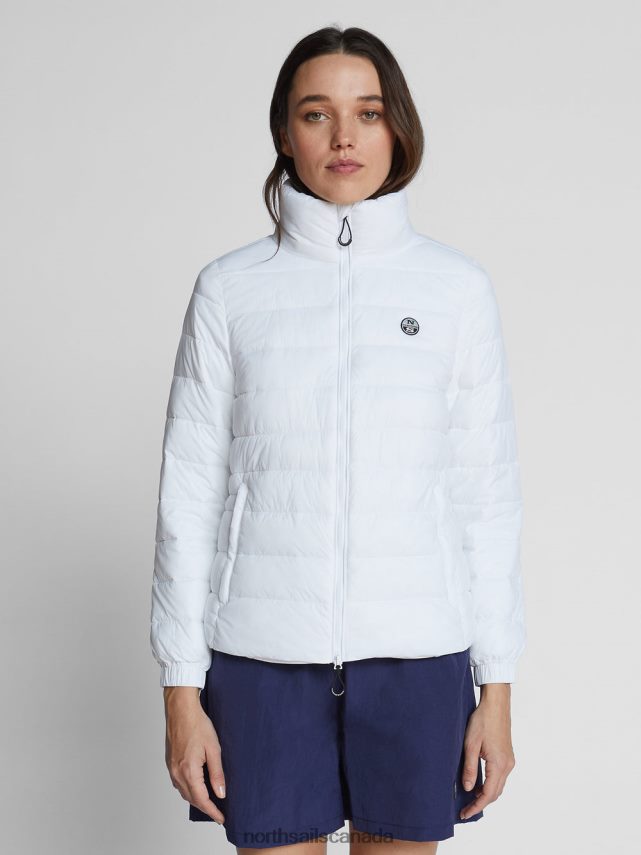 Women North Sails White RHEA JACKET Clothing 0028HP1543