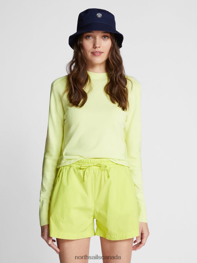 Women North Sails Light sulphur RAYON JUMPER Clothing 0028HP1523