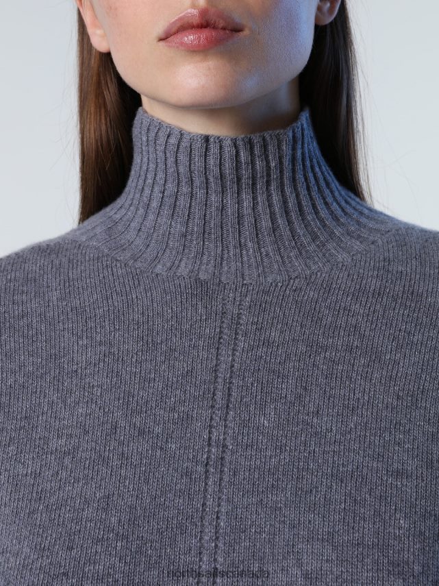 Women North Sails Medium grey melange CASHMERE BLEND JUMPER Clothing 0028HP1371