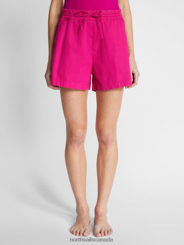 Women North Sails Orchid POPLIN SHORTS Clothing 0028HP1511