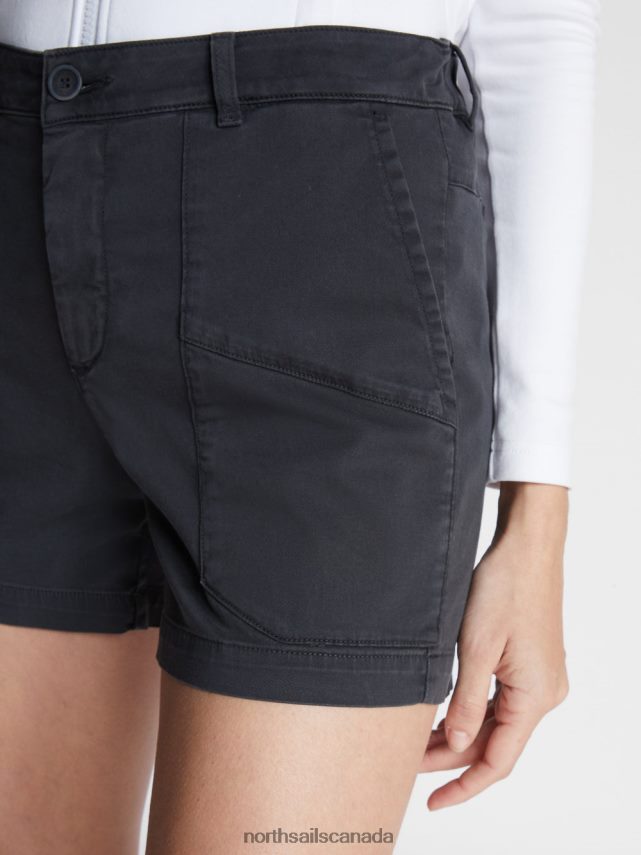 Women North Sails Phantom GABARDINE CARGO SHORTS Clothing 0028HP1515