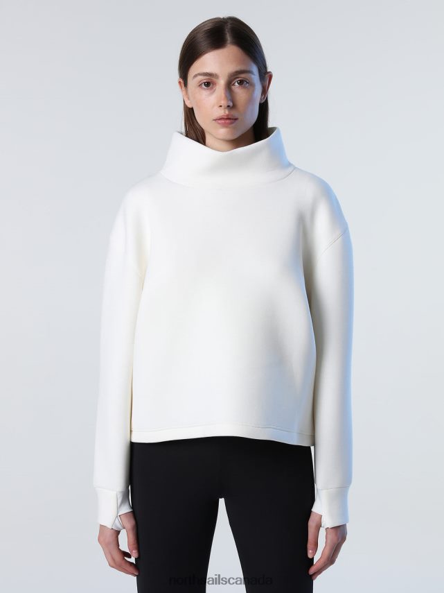 Women North Sails Marshmallow SCUBA SWEATSHIRT Clothing 0028HP1387