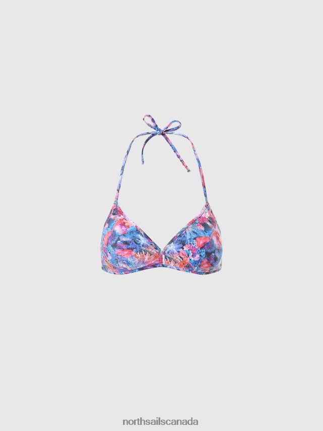 Women North Sails Combo 6 REVERSIBLE BIKINI TOP Beachwear 0028HP645