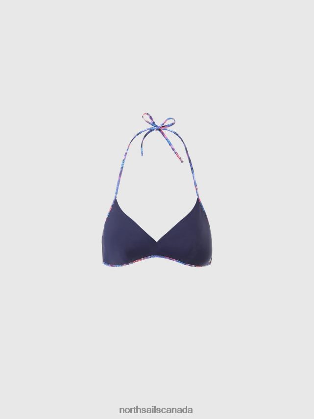 Women North Sails Combo 6 REVERSIBLE BIKINI TOP Beachwear 0028HP645