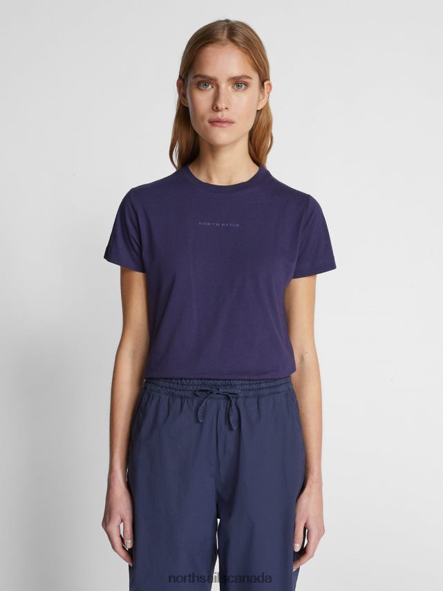 Women North Sails Midnight blue T-SHIRT WITH LETTERING Clothing 0028HP1496