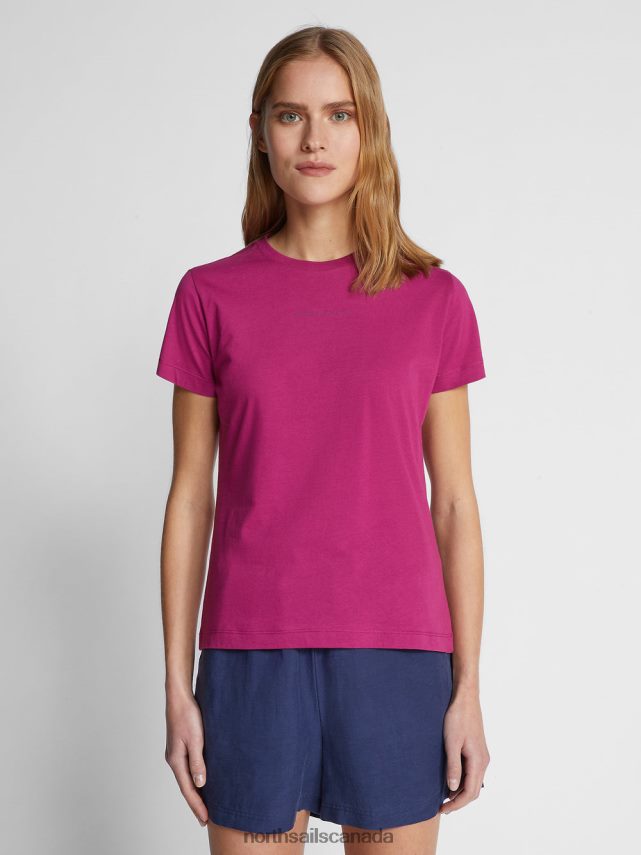 Women North Sails Orchid T-SHIRT WITH LETTERING Clothing 0028HP1494