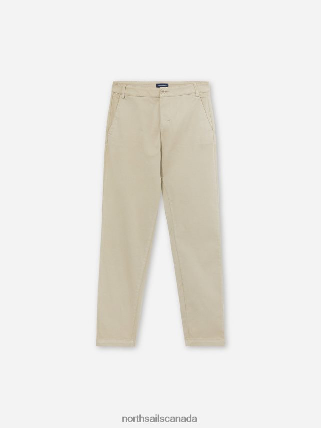 Women North Sails Beige GABARDINE TROUSERS Clothing 0028HP1502