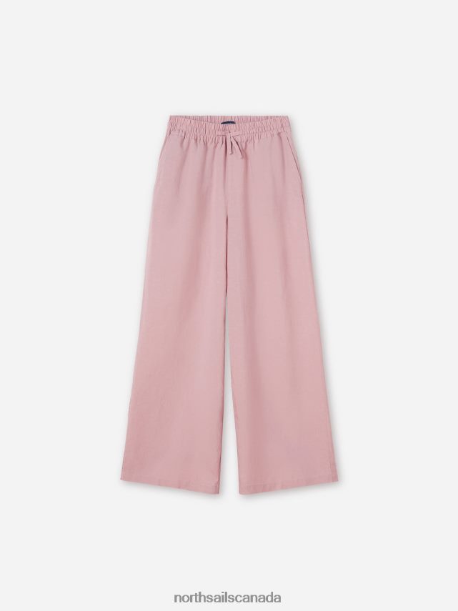 Women North Sails Woodrose ORGANIC LINEN TROUSERS Clothing 0028HP1499