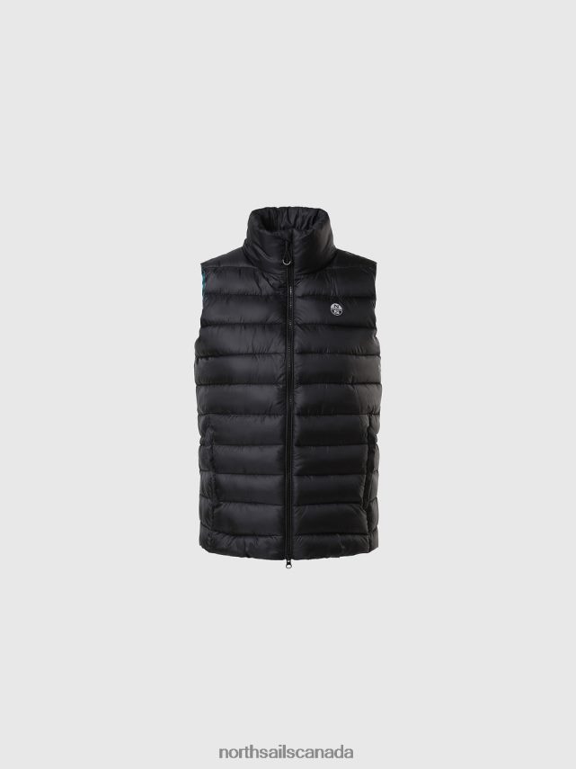 Women North Sails Black FLAM VEST Clothing 0028HP1443