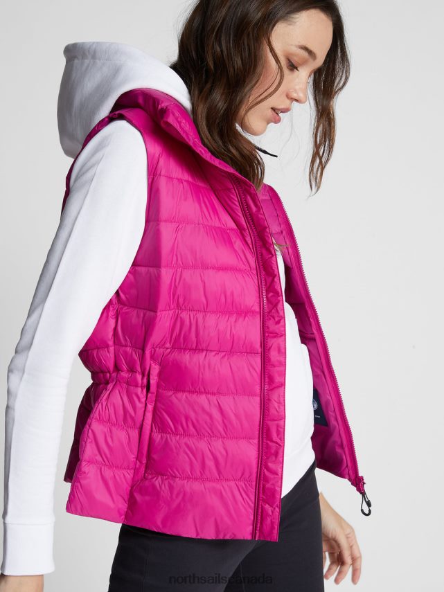 Women North Sails Orchid RHEA GILET Clothing 0028HP1518
