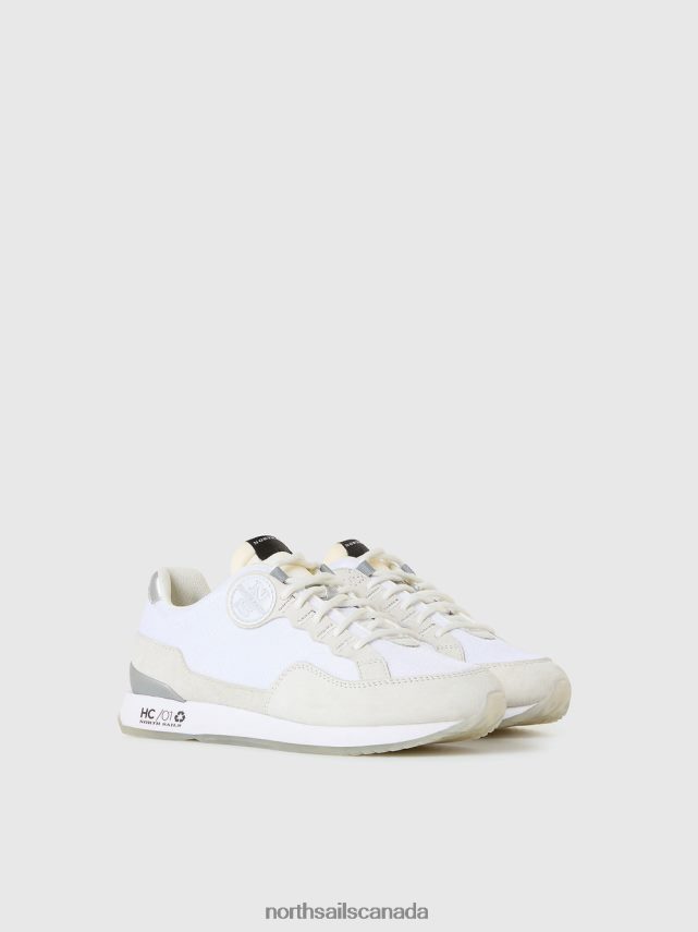 Women North Sails White HITCH PURE SNEAKER Footwear 0028HP655